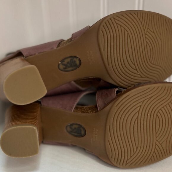 Söfft | Gray & Anthracite Christine Leather Sandal - Women Size 9 - Picture 5 of 8